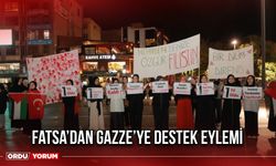 Fatsa’dan Gazze’ye Destek Eylemi