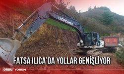 Fatsa Ilıca’da Yollar Genişliyor