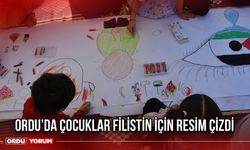 Ordu’da Çocuklar Filistin İçin Resim Çizdi