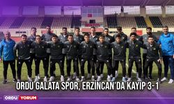 Ordu Galata Spor, Erzincan’da Kayıp 3-1