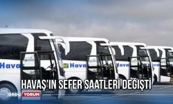 Havaş'ın sefer saatleri değişti