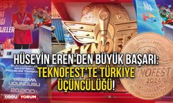 Hüseyin Eren'den Büyük Başarı: TEKNOFEST'te Türkiye Üçüncülüğü!