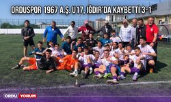 Orduspor 1967 A.Ş. U17, Iğdır'da Kaybetti 3-1