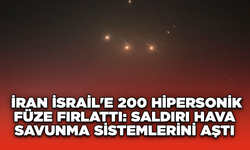 İran İsrail'e 200 Hipersonik Füze Fırlattı: Saldırı Hava Savunma Sistemlerini Aştı