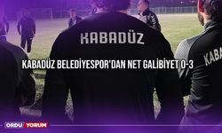 Kabadüz Belediyespor'dan Net Galibiyet 0-3