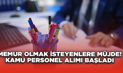 Memur Olmak İsteyenlere Müjde !Kamu Personel Alımı Başladı