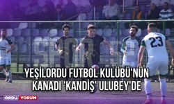 Yeşilordu Futbol Kulübü'nün Kanadı 'Kandiş' Ulubey'de