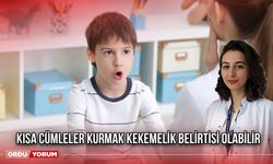 Kısa Cümleler Kurmak Kekemelik Belirtisi Olabilir