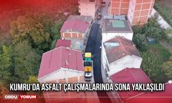 Kumru’da Asfalt Çalışmalarında Sona Yaklaşıldı