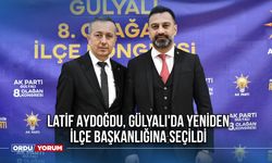 Latif Aydoğdu, Gülyalı'da Yeniden İlçe Başkanlığına Seçildi