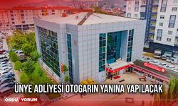 Ünye Adliyesi Otogarın Yanına Yapılacak