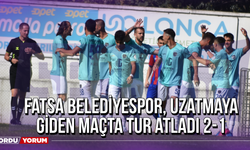 Fatsa Belediyespor, Uzatmaya Giden Maçta Tur Atladı 2-1