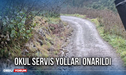 Okul Servis Yolları Onarıldı