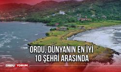 Ordu, Dünyanın En İyi 10 Şehri Arasında