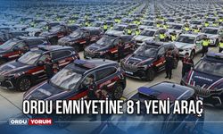 Ordu Emniyetine 81 Yeni Araç