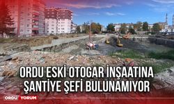 Ordu Eski Otogar İnşaatına Şantiye Şefi Bulunamıyor