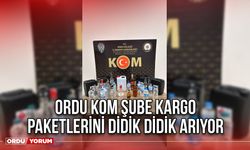 Ordu KOM Şube Kargo Paketlerini Didik Didik Arıyor