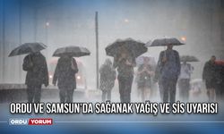 Ordu ve Samsun’da Sağanak Yağış ve Sis Uyarısı