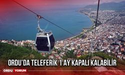 Ordu’da Teleferik 1 Ay Kapalı Kalabilir