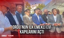 Ordu’nun İlk Emekli Evi Kapılarını Açtı