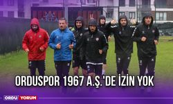 Orduspor 1967 A.Ş.'de İzin Yok