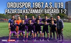 Orduspor 1967 A.Ş. U19, Pazar'da Kazanmayı Başardı 1-2