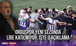 Orduspor Yeni Sezonda Lige Katılmıyor, İşte O Açıklama