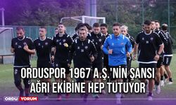 Orduspor 1967 A.Ş.'nin Şansı Ağrı Ekibine Hep Tutuyor