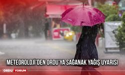 Meteoroloji’den Ordu’ya Sağanak Yağış Uyarısı