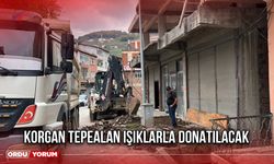 Korgan Tepealan Işıklarla Donatılacak