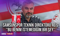 Samsunspor Teknik Direktörü Reis ''Bu Benim İstemediğim Bir Şey''