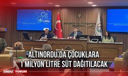 Altınordu’da Çocuklara 1 Milyon Litre Süt Dağıtılacak