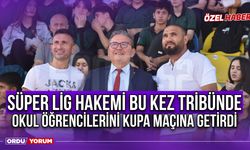 Süper Lig Hakemi Bu Kez Tribünde, Okul Öğrencilerini Kupa Maçına Getirdi