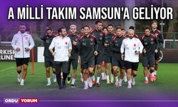 A Milli Takım Samsun'a Geliyor