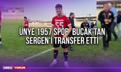 Ünye 1957 Spor 'Bucak'tan Sergen'i Transfer Etti