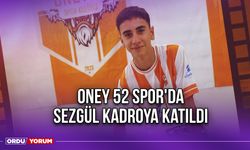 Oney 52 Spor'da Sezgül Kadroya Katıldı