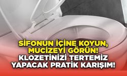 Sifonun İçine Koyun, Mucizeyi Görün! Klozetinizi Tertemiz Yapacak Pratik Karışım!