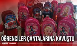 Öğrenciler Çantalarına Kavuştu