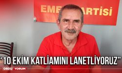 “10 Ekim Katliamını Lanetliyoruz”