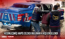 Kesinleşmiş Hapis Cezası Bulunan 4 Kişi Enselendi