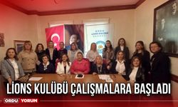 Lions Kulübü Çalışmalara Başladı