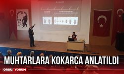 Muhtarlara Kokarca Anlatıldı