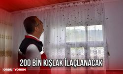 200 Bin Kışlak İlaçlanacak