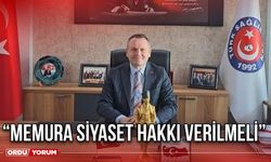 “Memura Siyaset Hakkı Verilmeli”