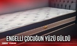 Engelli Çocuğun Yüzü Güldü