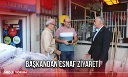 Başkandan Esnaf Ziyareti