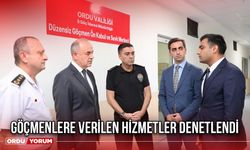 Göçmenlere Verilen Hizmetler Denetlendi