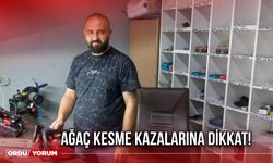 Ağaç Kesme Kazalarına Dikkat!