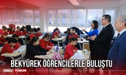 Bekyürek Öğrencilerle Buluştu