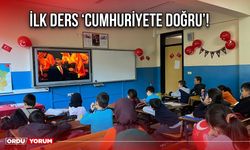 İlk Ders ‘Cumhuriyete Doğru’!